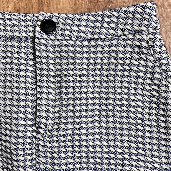 EKYOG Blue, Black, White Tweed Style Skirt Sz 2 - Picture 2 of 12